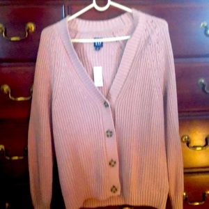 Gap NWT pale pink cardigan, XS